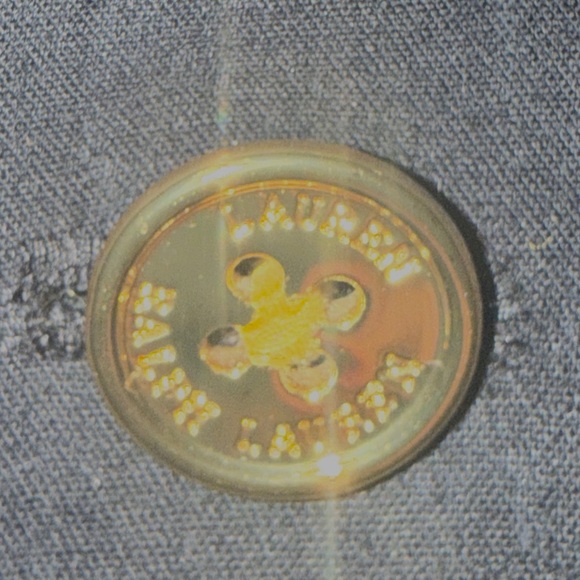 Vtg Lauren Ralph Lauren Womens Blk L/S Gold Buttons Embroidered Pocket Blazer 8 - Picture 6 of 12